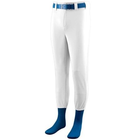 AUGUSTA MEDICAL SYSTEMS LLC Augusta 811A Youth Softball & Baseball Pant; White - Extra Small 811A_White_XS